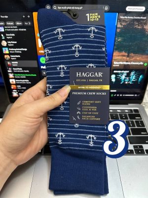 Haggar Premium Crew  3