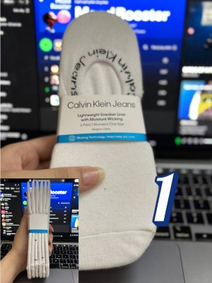 CK (Women) - Lightweight Sneaker Liner -  Moisture Wicking 1