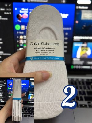 CK (Women) - Lightweight Sneaker Liner -  Moisture Wicking 2