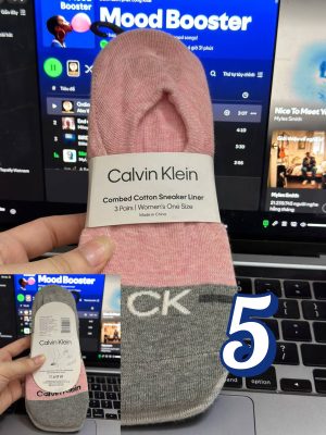 CK (Women) - Lightweight Sneaker Liner - Cotton 5