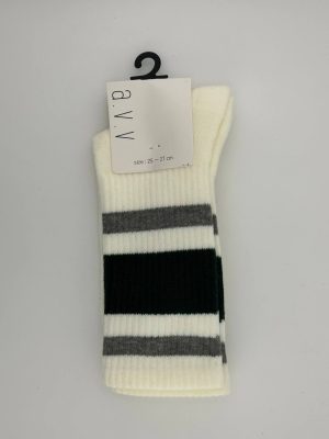 A.V.V Men's Stripe Cushion Crew 1