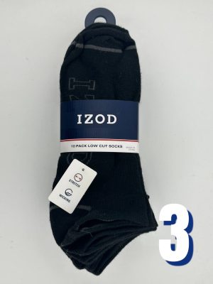 IZOD 10 Pair Low Cut Socks 3