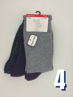 Time and Tru - Boot Socks 4