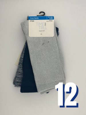 Time and Tru - Crew Socks 12