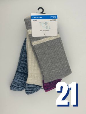 Time and Tru - Crew Socks 21