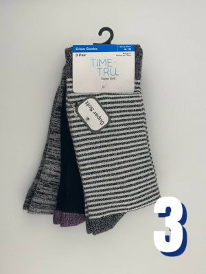 Time and Tru - Crew Socks 3