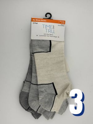 Time and Tru - No Show Socks 3