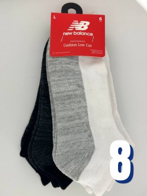 New Balance Men's Performance Cushion Low Cut 3 pair (8)